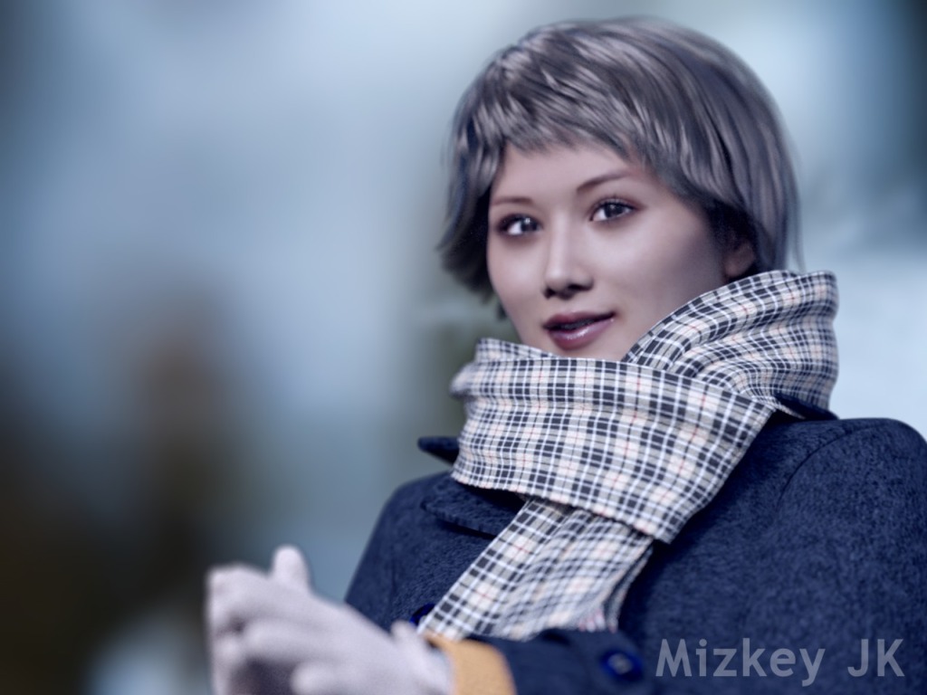 JK 3DCG Mizkey JK DAZ Studio FaceGen Genesis 8 Female JK制服 dForce